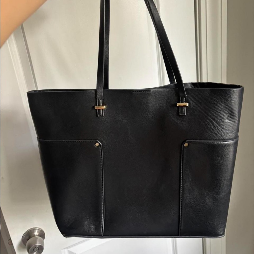Zara Classic Black Tote Bag